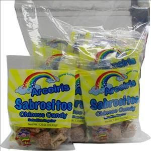 Sabrosito Chinese Candy Lemon Flavor Single Pack (1.25 oz)