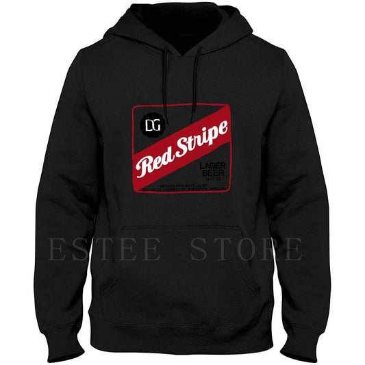 Red Stripe Beer Hoodie Tee