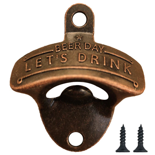 Retro Wall Mounted Bottle Opener