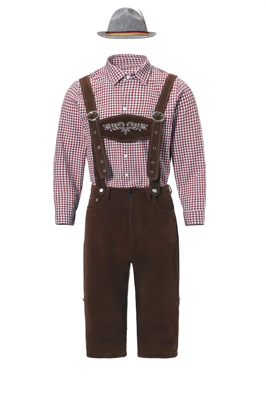 Men’s Oktoberfest Lederhosen Costume Set