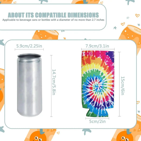 4-Pack Slim Can Cooler