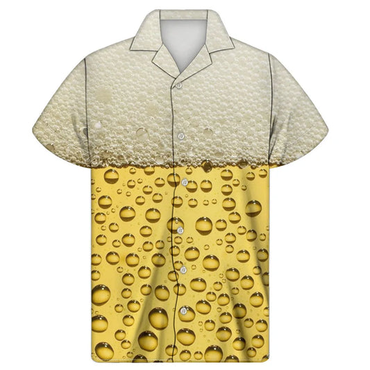 Men's Beer 3D Print Shirt