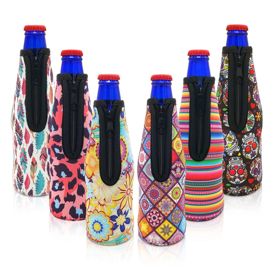Beer Bottle Cooler Sleeves Set