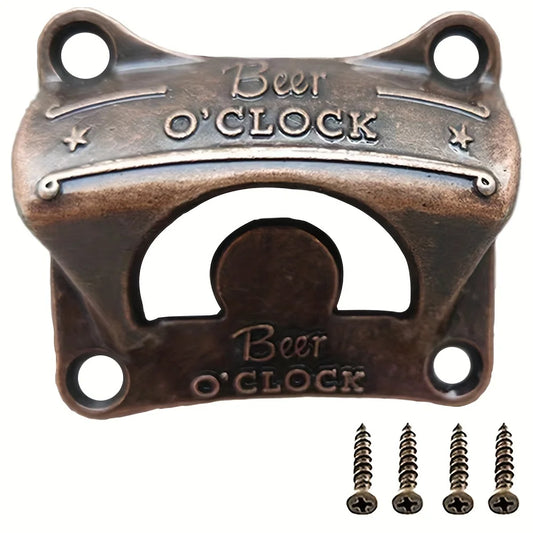 Beer O'Clock Wall Bottle Opener