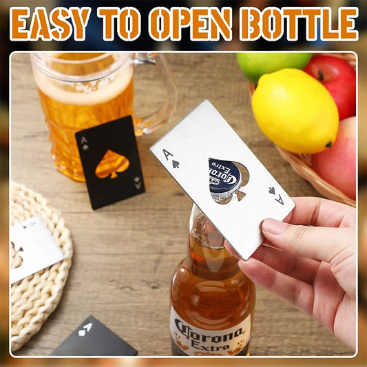 Ace Spades Poker Bottle Opener