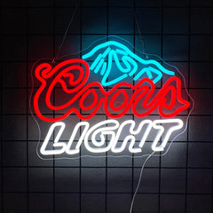 Coors Light Neon Signs for Wall Decor