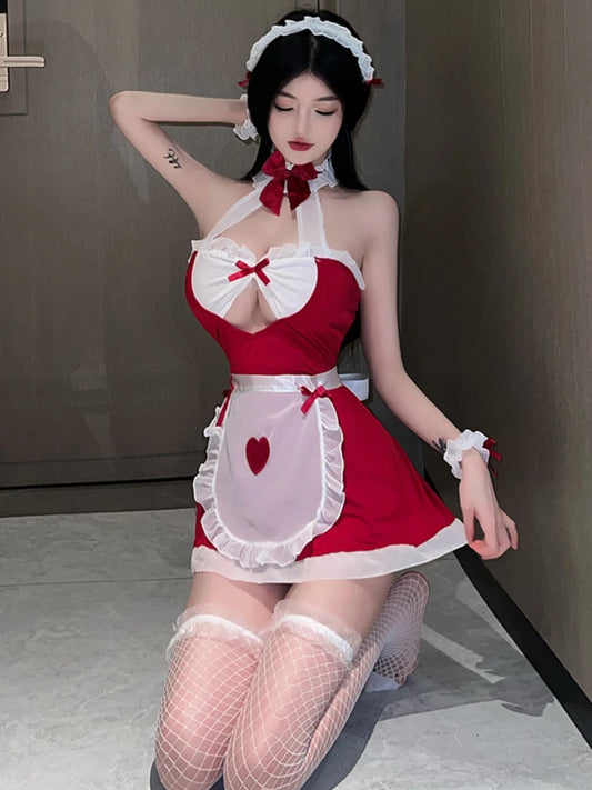 Sexy Maid Uniform Costume Set