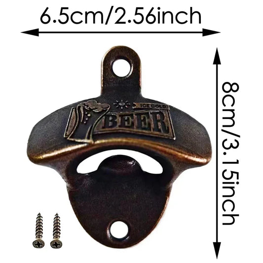 Wall Mounted Beer Bottle Opener