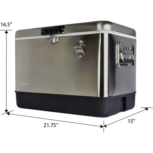 Stainless Steel Portable Beverage Cooler