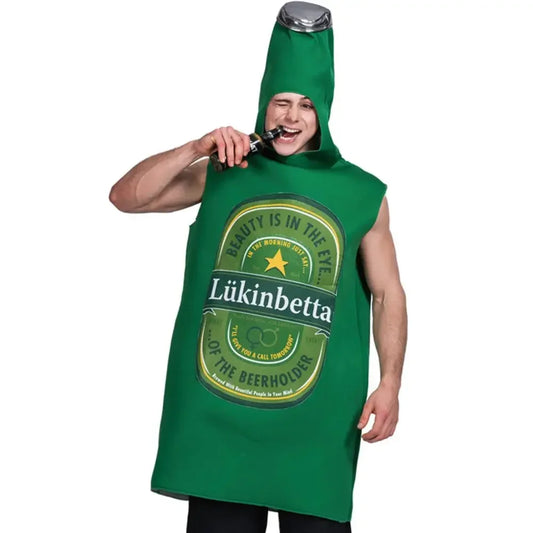 Funny Adult Beer Costume Jumpsuit