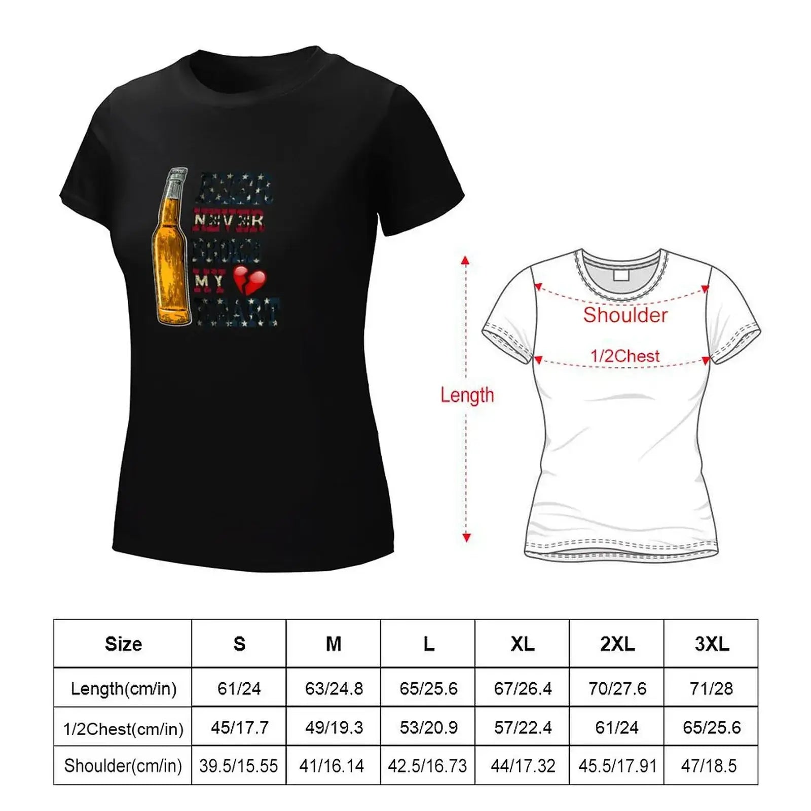 Beer graphic u-neck