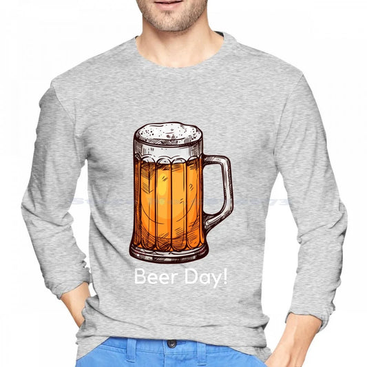 Funny Beer Day Hoodie Tee