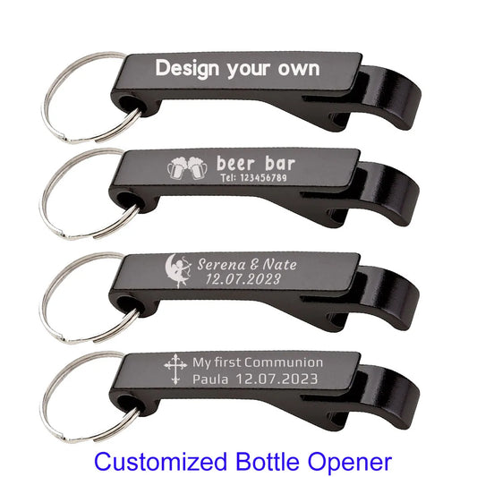 Custom Engraved Bottle Opener Keychains