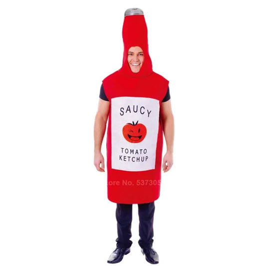 Beer Ketchup Halloween Cosplay Costume