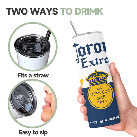 Corona Extra Beer Travel Tumbler