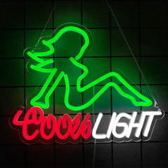 Coors Light Neon Signs for Wall Decor
