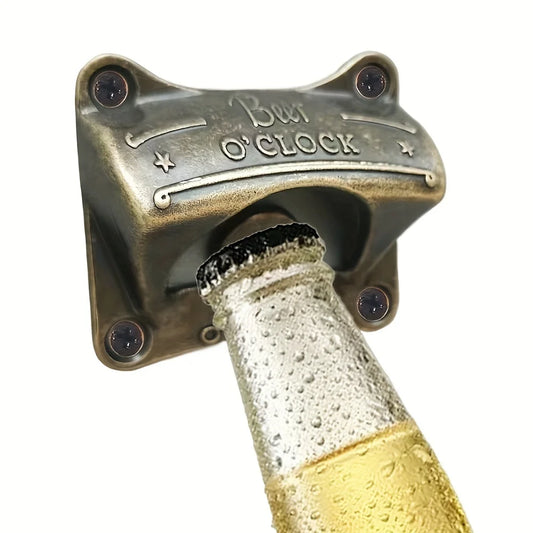 Beer O'Clock Wall Bottle Opener