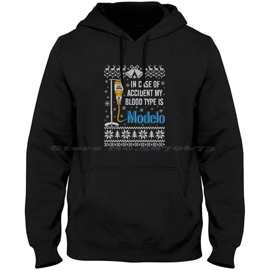 Funny Beer Blood Type Hoodie Tee