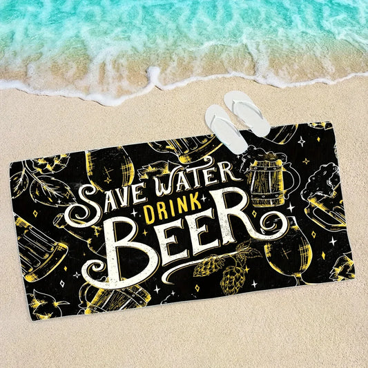 Beer Lovers Stylish Beach Towel