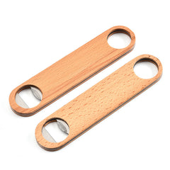 Wooden Handle Stainless Steel Beer Bottle Opener