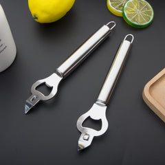 Stainless steel bottle opener