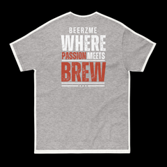 BeerzMe: Where Passion Meets Brew | Unisex Clothing | Grey Version