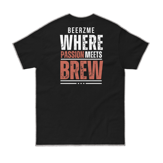 BeerzMe: Where Passion Meets Brew | Unisex Clothing | Black Version