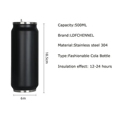 Stainless Steel Vacuum Coke Can, Cans, Vacuum Flask, Car Coke Bottle, Water Cup