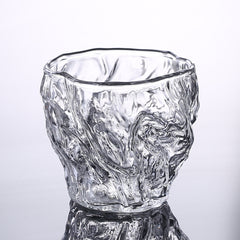 Hand Made Hammered Grain Heat-resistant Glass Fair Cup