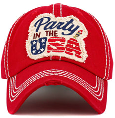 Party In the USA Vintage Ballcap