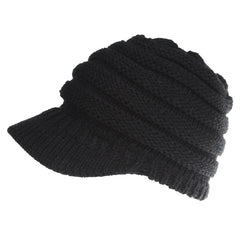 Women Ponytail Beanies Autumn Winter Hats Female Soft Knitting Caps Warm Ladies Skullies