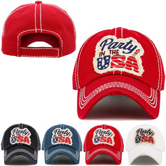 Party In the USA Vintage Ballcap