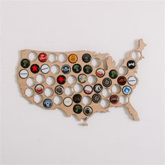 Beer Map Globe Cap Collections Travel Map Beer Cap Display Gift For Beer Aficionado Gift For Him Brewery Lovers Gift