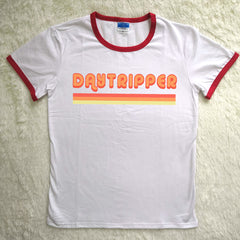 Daytripper Ringer Tshirt Graphic Tee Causal Womens Tshirt