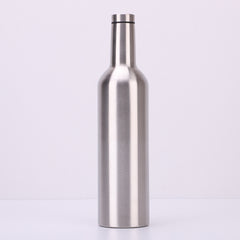 Stainless steel insulated wine bottle