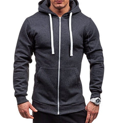 Men Black Hip Hop Mantle Hoodies