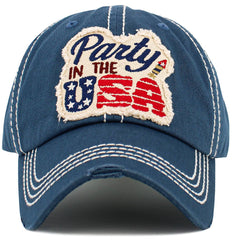 Party In the USA Vintage Ballcap