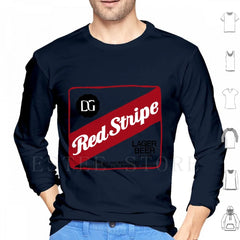 Red Stripe Beer Hoodie Tee