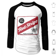 Red Stripe Beer Hoodie Tee