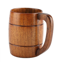 Large Wooden Beer Mug Tankard