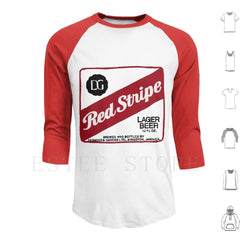 Red Stripe Beer Hoodie Tee