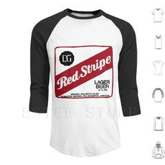 Red Stripe Beer Hoodie Tee