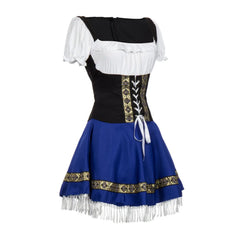 Blue Women Oktoberfest Beer Costume