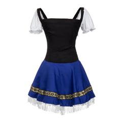 Blue Women Oktoberfest Beer Costume