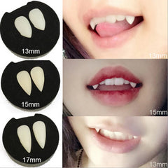 Vampire and werewolf fangs for Halloween