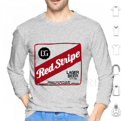 Red Stripe Beer Hoodie Tee