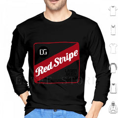 Red Stripe Beer Hoodie Tee