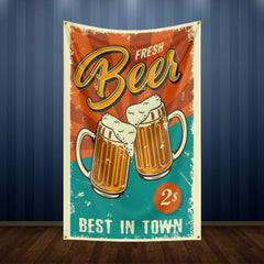 3X5Ft Beer Bar Wall decoration background Flag For Decor
