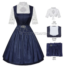 Women’s Red Oktoberfest Dirndl Dress