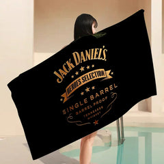 Jack Daniels Microfiber Beach Towel